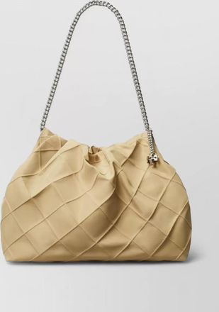 Tory Burch fleming nylon hobo shoulder bag chain