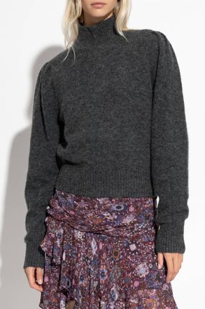 Isabel Marant Purdie Sweater In Dark Grey