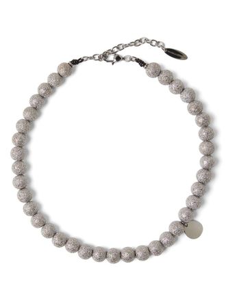 ネックレス・ペンダント BRUNELLO CUCINELLI SILVER NECKLACE BRUNELLO CUCINELLI Beaded silver necklace | NET-A-PORTER