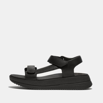 FitFlop Fitflop Womens Fit Flop Surff Adjustable Back Strap Sandals in Black - Size UK 6.5