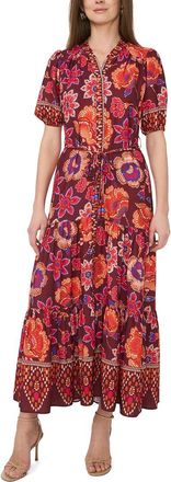 Vince Camuto Puff Sleeve Maxi Dress