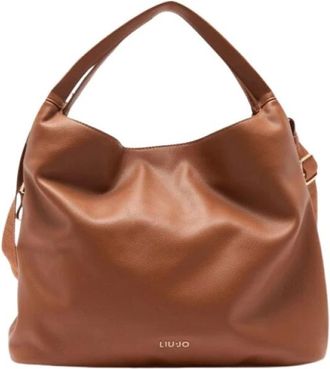 Liu Jo Tassen, Dames, Bruin, ONE Size, Leer, Tasaccessoires