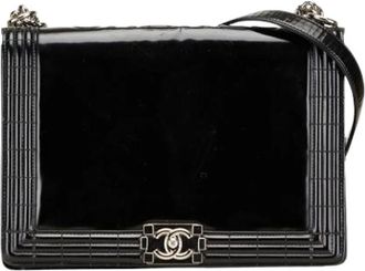 Chanel Pre-owned Shoulder Bags, female, Black, Size: ONE SIZE Pre-owned Shoulder Bag