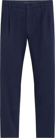 Tommy Hilfiger Heren Geborsteld Twill Tapered Chino (Blauw)