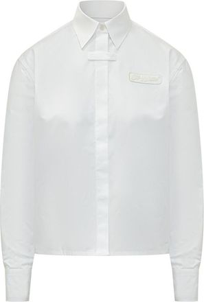 Off-white White Regular Logo Patch Shirt
