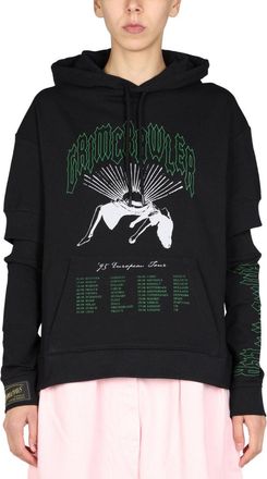 Raf Simons Logo Print Sweatshirt-Donna