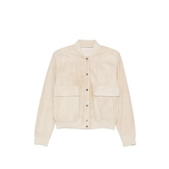 Santoro London Flap-pocket Buttoned Bomber Jacket