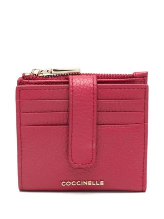 Coccinelle Portafoglio Soft Metallic - Rosso