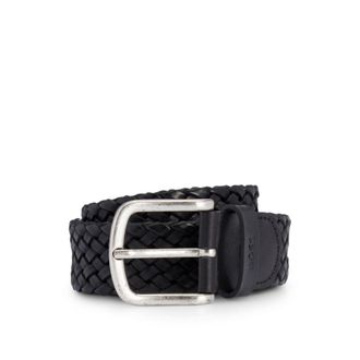 BOSS Woven leather belt