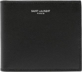 Saint Laurent Wallets & Cardholders, male, Black, Size: ONE SIZE Paris East/West Bi-fold Wallet
