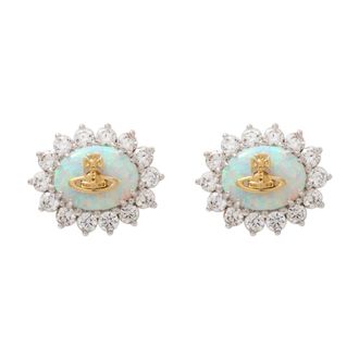 Vivienne Westwood Earrings, female, Gray, Size: ONE SIZE Annia Earrings