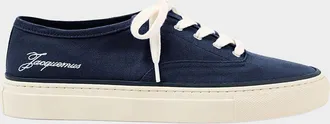 Jacquemus Men & apos;s Les Fefe Canvas Low-Top Sneakers