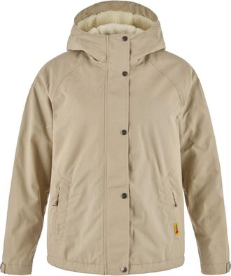 Fj&auml;llr&auml;ven Womens Vardag G-1000 Pile Jacket Khaki XS