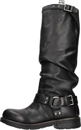 Dirk Bikkembergs 25018 A Vintagenero - Dames - Hoge Laarzen - Zwart - 36 EU - Leer - Schoenen