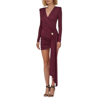 Elisabetta Franchi Party Dresses, female, Red, Size: L Abito Ab71947E2