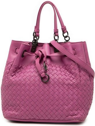 Bottega Veneta Pre-owned Bottega Veneta Nappa Intrecciato Bucket Bag Ladies BO5592841M