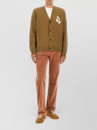Isabel Marant logo knit cardigan long sleeves