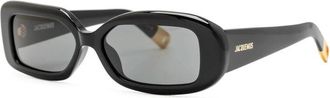 Jacquemus ROND CARRE JAC/11 C1 Shiny Black/Grey