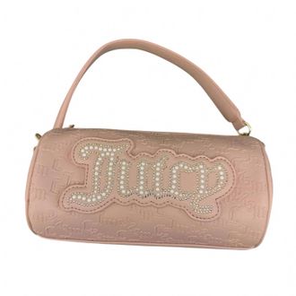 Juicy Couture Womens String Of Pearls Shoulder Bag In Pink