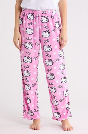 Hello Kitty Pajama Pants in Pink Print at Nordstrom Rack, Size X-Large