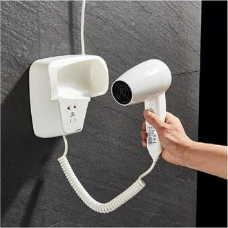 Trade Shop Trade Shop - Asciugacapelli Da Parete 1200w Phon Bagni Alberghi Hotel Spogliatoi 2 Velocita