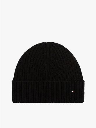 Tommy Hilfiger Hilfiger Flag Pure Wool Beanie