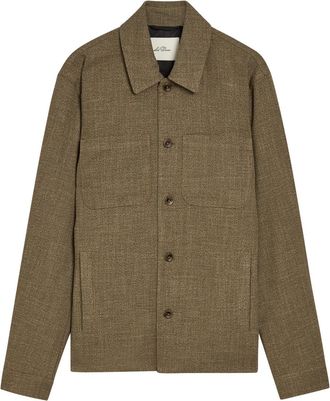 Les Deux Marseille Woven Jacket - Khaki - XL