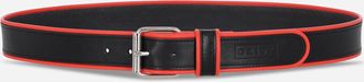 GR10K Piping Leather Belt Black