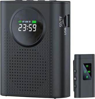 OEM Amplificador De Voz Port&aacute;til Con Micr&oacute;fono Y Auriculares, Bater&iacute;a Recargable De 2600 Mah, Ideal Para Profesores, Gu&iacute;as, Entrenadores Y Presentadores