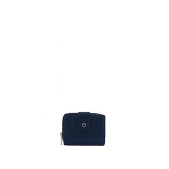 Pourchet Accessoires, Dames, Blauw, ONE Size, Leer, Club Flap Wallet
