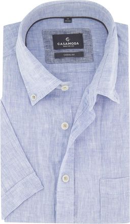 Casamoda casual overhemd korte mouw Casa Moda Casual Fit lichtblauw