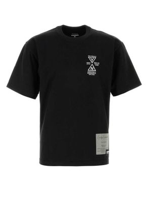 Yohji Yamamoto Black Crew Neck T-Shirt