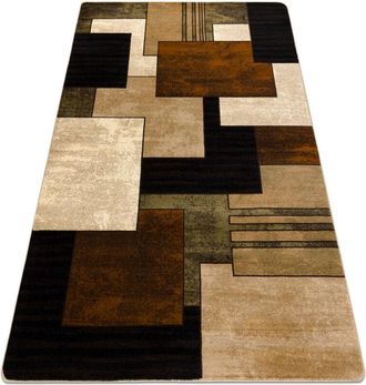 RugsX Rugsx - Alfombra Royal 5367 Geom&eacute;tricos 3d - Marr&oacute;n / Oscuro Brown 180x270 Cm