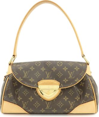 Louis Vuitton Beverly Monogram Canvas Brown Canvas Handbag (Pre-Owned)