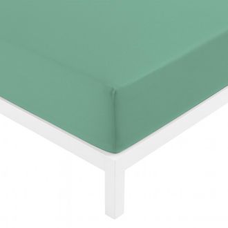KASANOVA Lenzuolo con angoli Basik verde in cotone