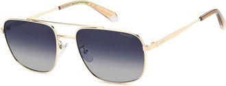 Polaroid PLD 4214/G/S/X Asian Fit Polarized LKS/Z7 Mens Sunglasses Gold Size 59