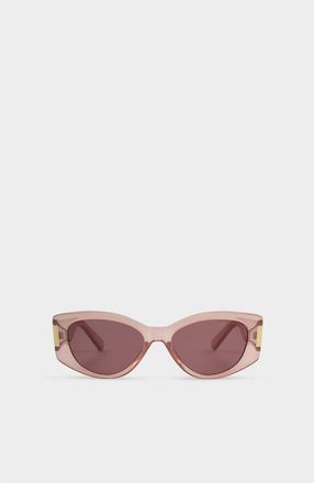 Katie Loxton Rimini Sunglasses in Pink Transparent at Nordstrom