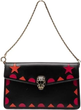 Bulgari Pre-owned Cross Body Bags, female, Black, Size: ONE SIZE Pre-owned Vintage Handbag