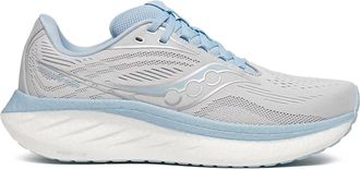 Saucony Womens Ride Eighteen Running Shoes In Graycloud / Dream