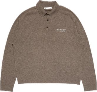 Acne Studios Tops, Heren, Bruin, M, Polo Shirts