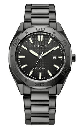 Citizen Sport Casual Odyn Bracelet Watch, 41mm in Gray at Nordstrom