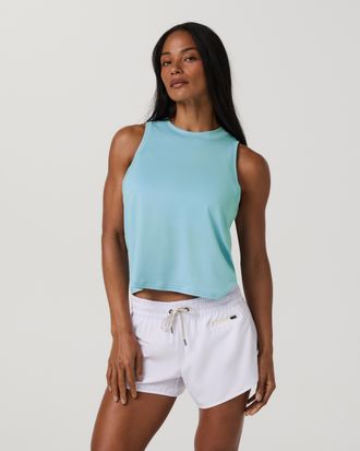 Vuori Clothing Energy Top | Sea Folly | XS, Size Extra Small