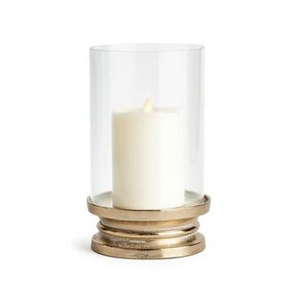 Napa Home & Garden Florence Footed Hurricane in Gold at Nordstrom, Size Small