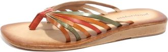 Jeffrey Campbell Multi Leather Flip Flops Toluca Style
