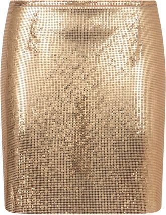 Paco Rabanne Mesh Knit Skirt