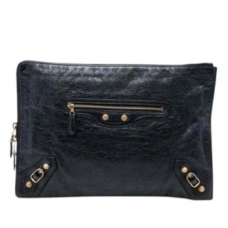 Balenciaga Pre-owned Clutches, female, Black, Size: ONE SIZE Pre-owned Clutch Bag