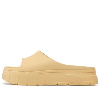 Puma (WMNS) PUMA Mayze Stack Injex Sandal Light Straw 389454-03