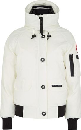Canada Goose Chilliwack Hooded Shell Bomber Jacket - White - S (UK8-10 / S)