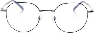 Gigi Studios May geometric-frame glasses - unisex - Metal - 49 - Blue