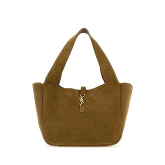 Saint Laurent Biscuit Suede Leather Le 5 a 7 Bea Shoppong Bag